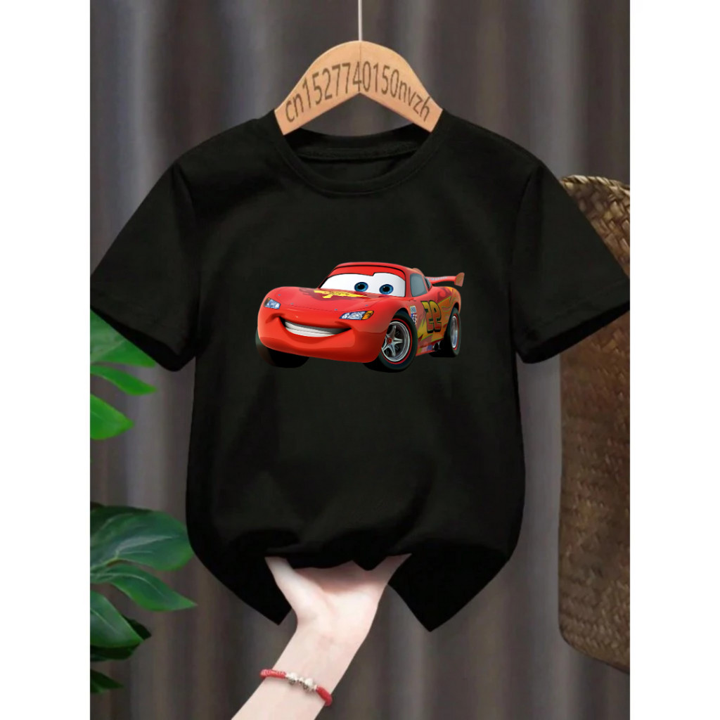Camiseta Unissex Infantil/Juvenil Carros Relâmpago Mcqueen