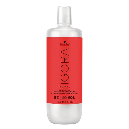 Igora Royal - Água Oxigenada  - 6% 20 Volumes 1L