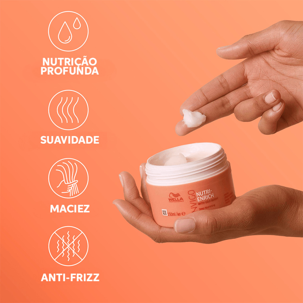 Wella - Invigo Nutri-Enrich - Máscara de Nutrição 500ml
