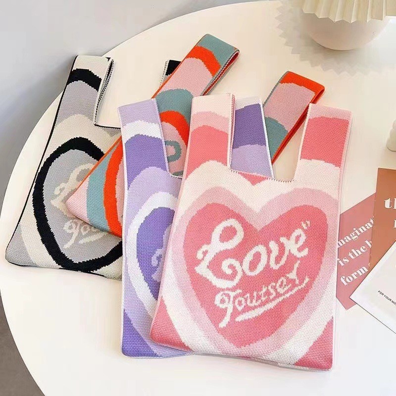 Estoque pronto Bolsa Tote Casual feminina bolsa de lona bolsa japonesa versão coreana All-match bolsa de mão feminina ba