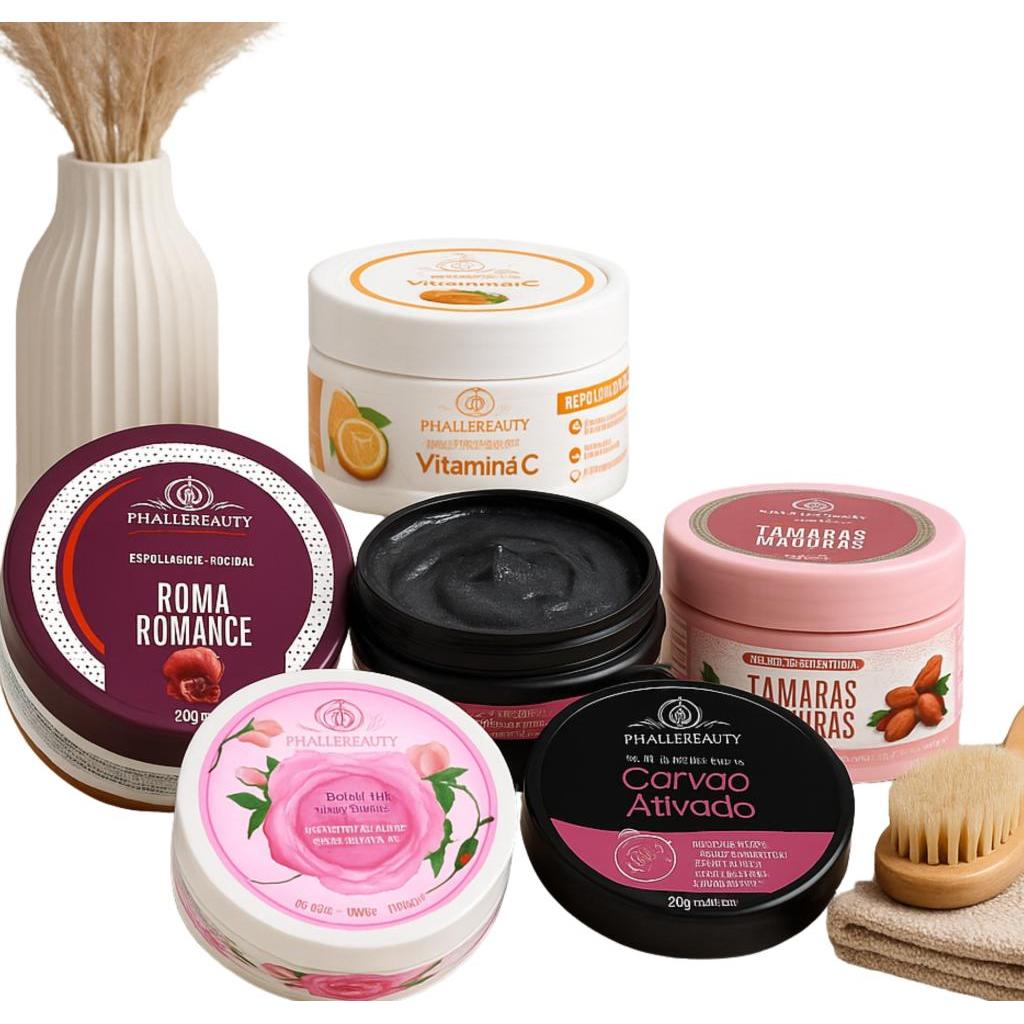 Esfoliante Corporal 3 em 1 Vegano Phallebeauty