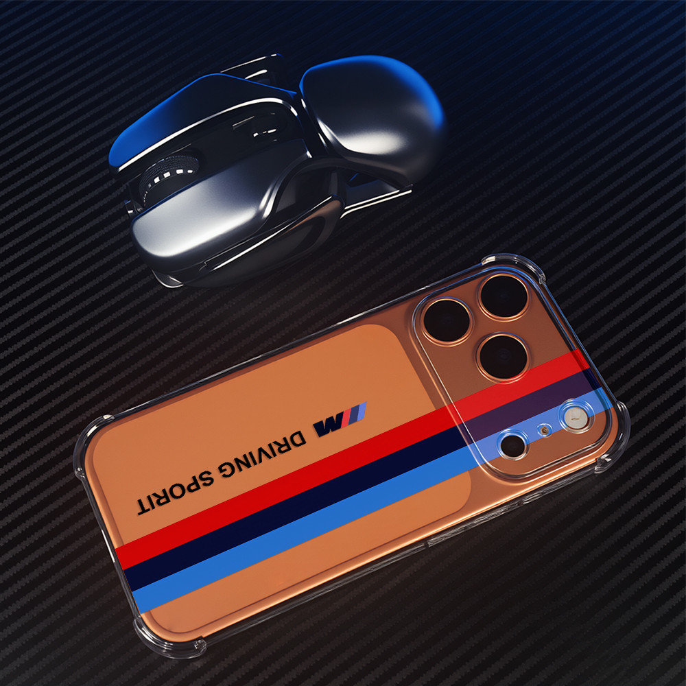Capa Capinha Para iPhone 17 PRO PROMAX 16 11 12 13 14 15 xs XR com estampa de logotipo BMW Driving Sport J00292