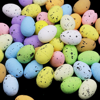 (50 Peças/Saco) 2.5 * 2cm Espuma De Ovo De Páscoa Decorações Suspensas Multicoloridas Janela De Escritório Festival Exib em Oferta na Shopee