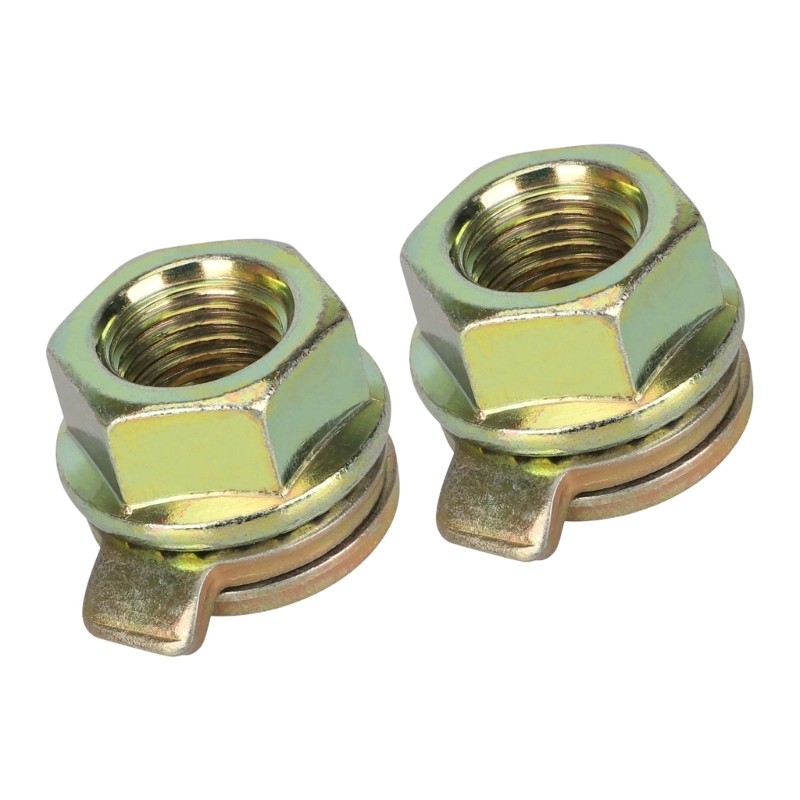 Li * 2 Peças Parafusos Motor M14, Parafuso Scooter Elétrico, Porca Eixo, Placa Gancho, Peça Reposição