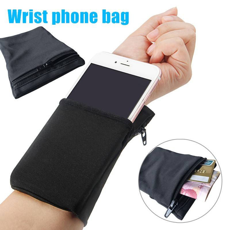 Porta Telefone De Pulso Para Corrida Jogging Walking Gym Sports Phone Pouch Arm Band 6 Polegadas Móvel