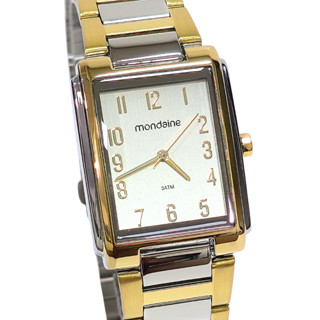Relógio Mondaine Feminino Analógico Quadrado Bicolor 32520LPMVBE3 em Oferta na Shopee