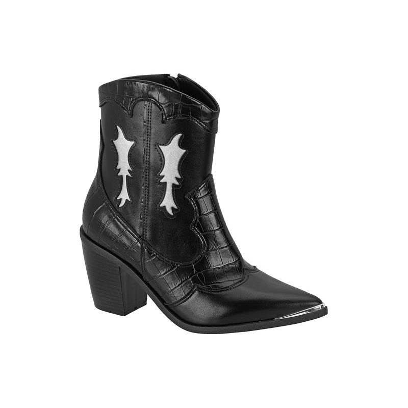Bota Feminina Texana Western Confortável Vizzano Original em Oferta na Shopee