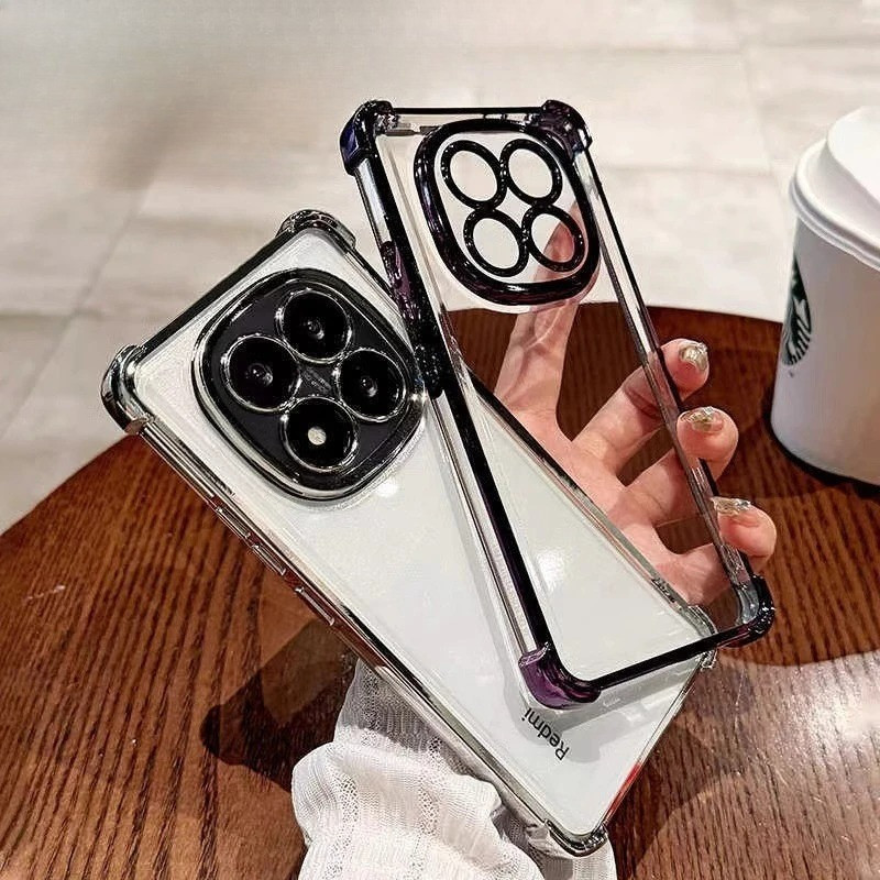 Capa Para POCO M8 M8Pro Chapeamento Quatro Cantos Anti-Choque Caso XIAOMI Pro 5G Lente Proteção Filme Escudo À Prova De em Oferta na Shopee