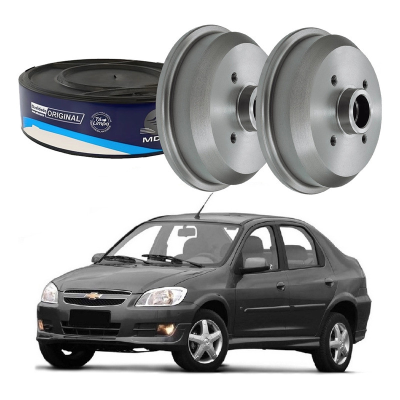 Tambor Freio Traseiro Prisma 1.0 1.4 2010 A 2012 em Oferta na Shopee