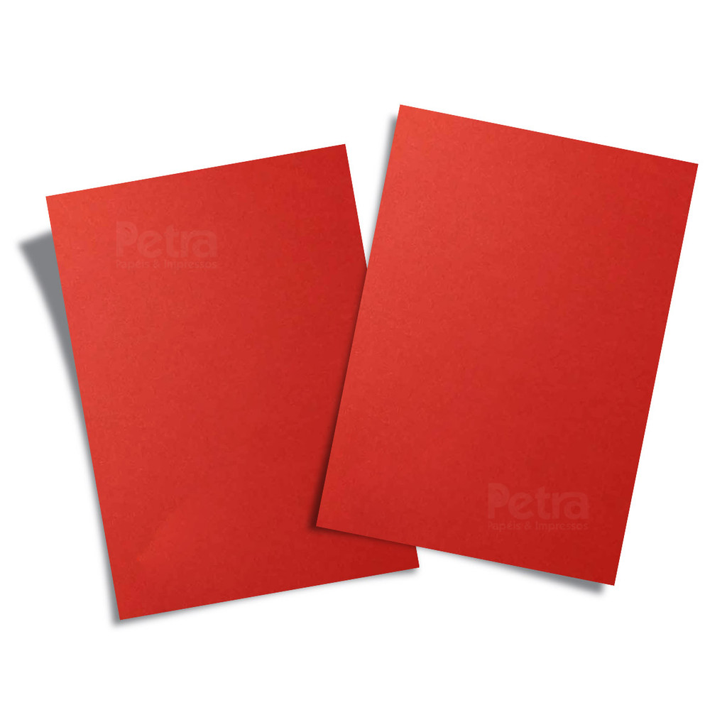 Papel Color Plus Tóquio - Vermelho - A4 120g/m² 50 folhas em Oferta na Shopee