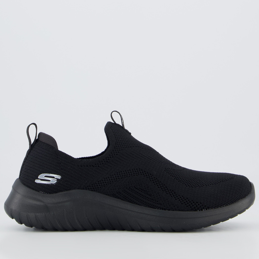 Tênis Skechers Ultra Flex 2.0 Feminino Preto e Cinza