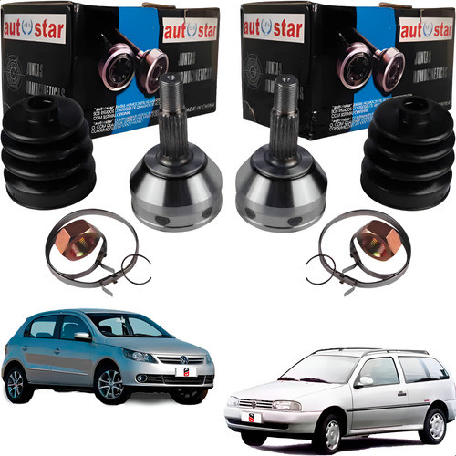 Par Homocinetica 28x22 Vw Parati Gol 1.0 8v 16v 97 98/2014..