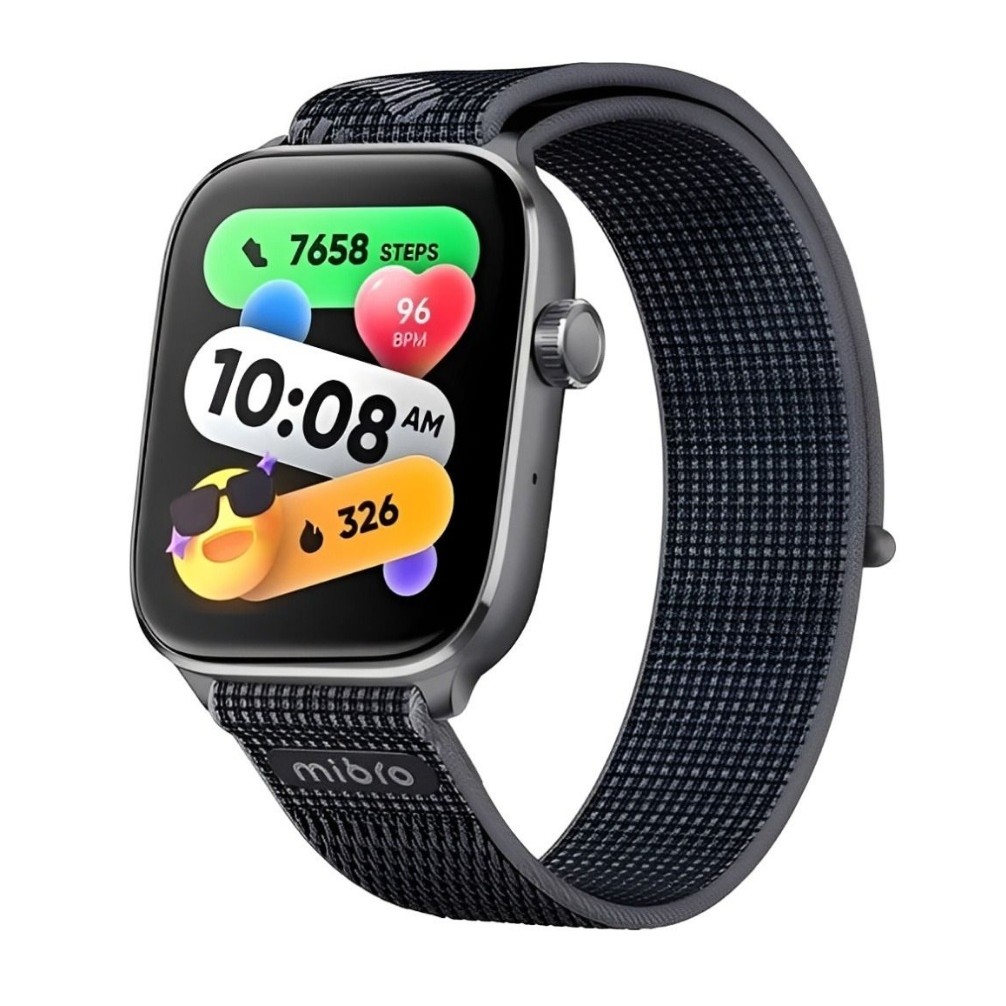 Smartwatch Mibro Watch Fit, GPS Integrado, Conexão Strava, 5ATM, Amoled 1,75" XPAW027 - Preto