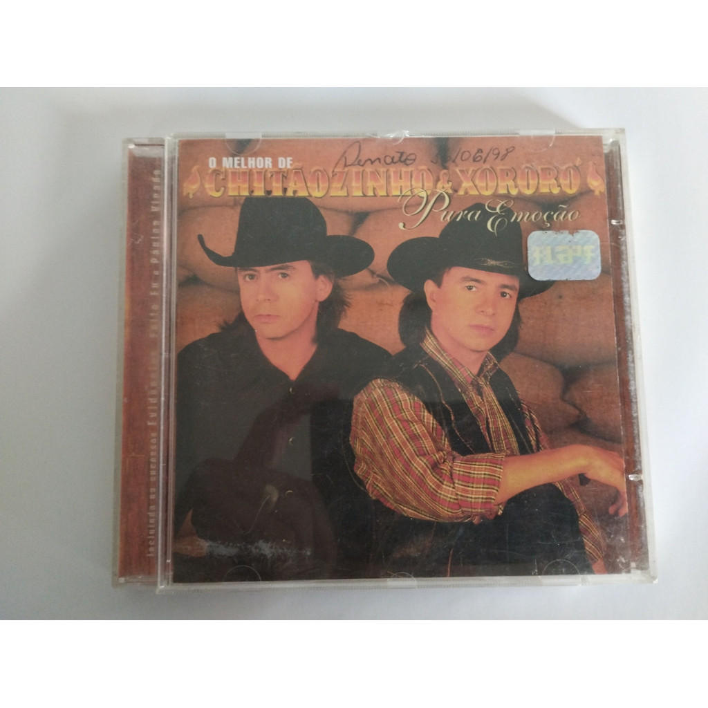 Cd Chitãozinho & Xororó- Pura Emoção- Melhor De Chitãozinho
