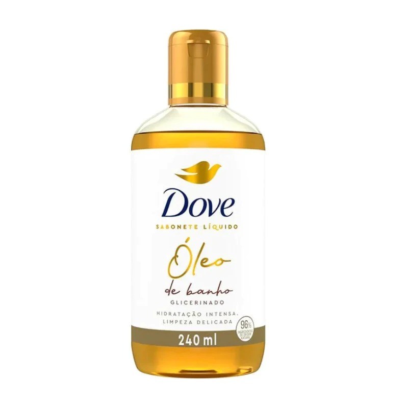 Sabonete Líquido Dove Óleo de Banho Glicerinado 240ml em Oferta na Shopee