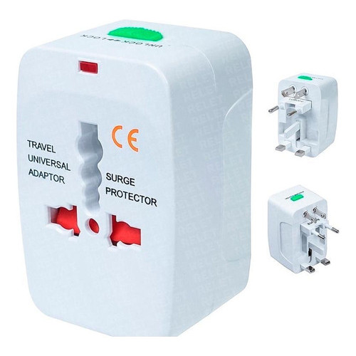 Adaptador Tomada Universal Relet Viagem Internacional Europa EUA