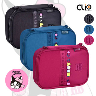 Estojo Escolar Box Rebecca Bonbon Preto Rosa Azul Juvenil Menina Original Clio RB27423 em Oferta na Shopee