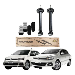 Par Amortecedor Traseiro Gol Voyage G5 G6 G7 Monroe + Axios