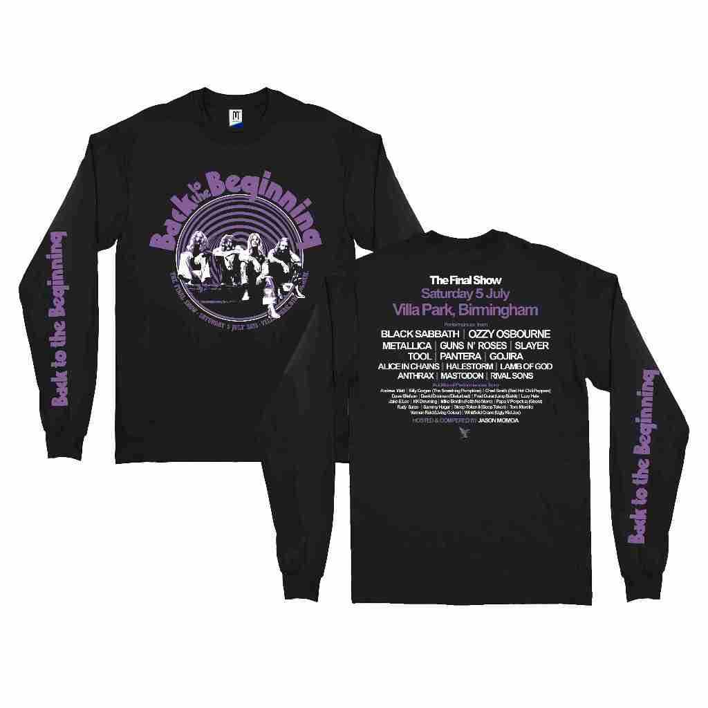 Black Sabbath-De Volta Ao Ponto Inicial | Música Kaos Banda Camiseta Manga Longa 100 % Algodão Premium 0203