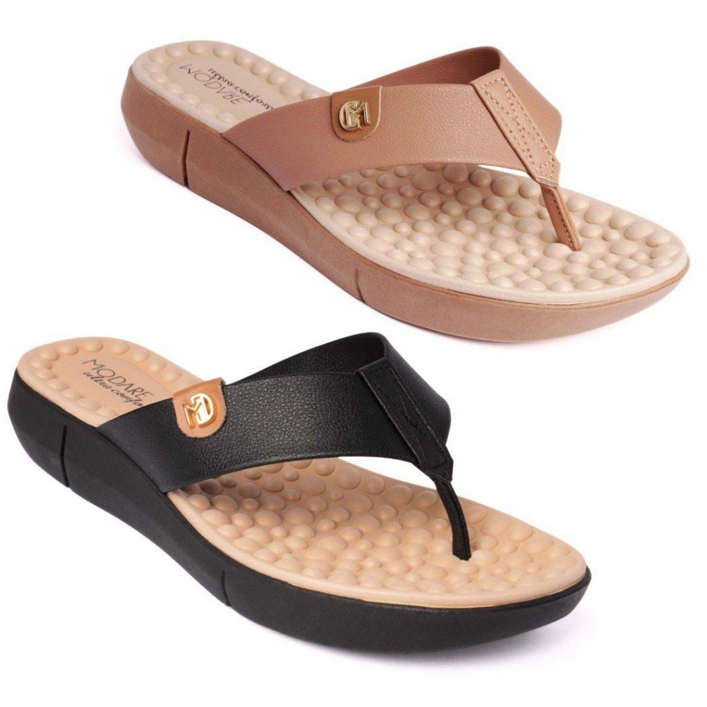 Chinelo Ortopedico Modare Feminino Esporão Massageador Macio Nude Camel em Oferta na Shopee