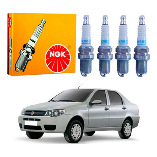 Jogo 4 Velas Original Ngk Siena 1.0 2004 A 2012 em Oferta na Shopee