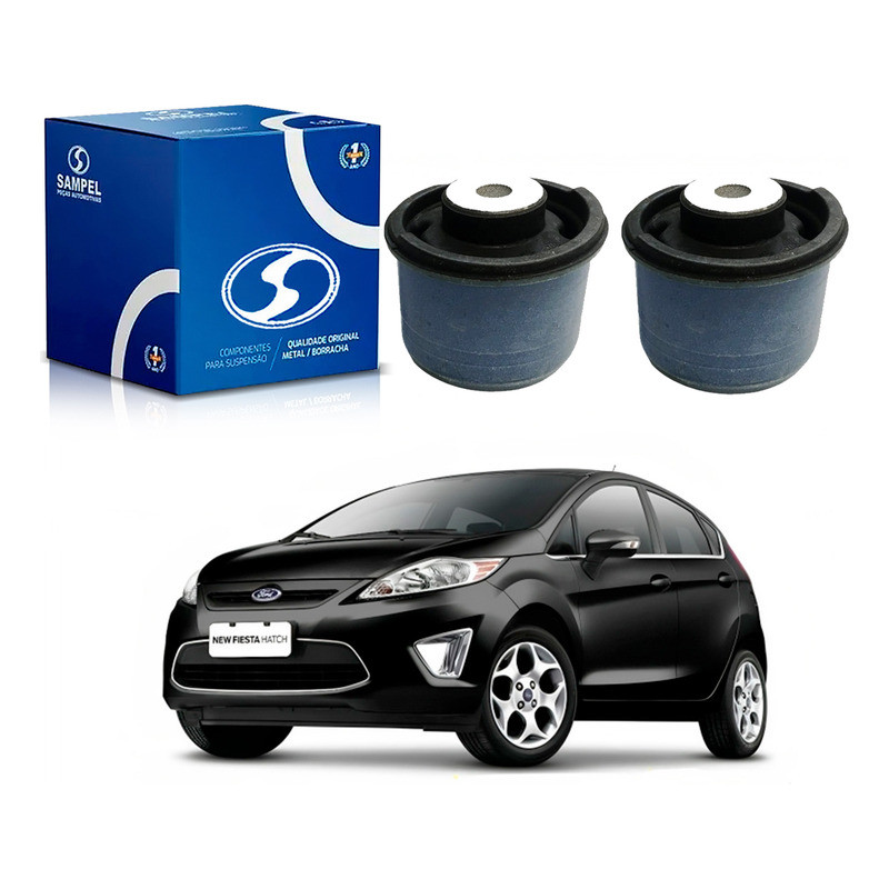 Par Bucha Eixo Traseiro New Fiesta 1.6 2010 A 2013 em Oferta na Shopee