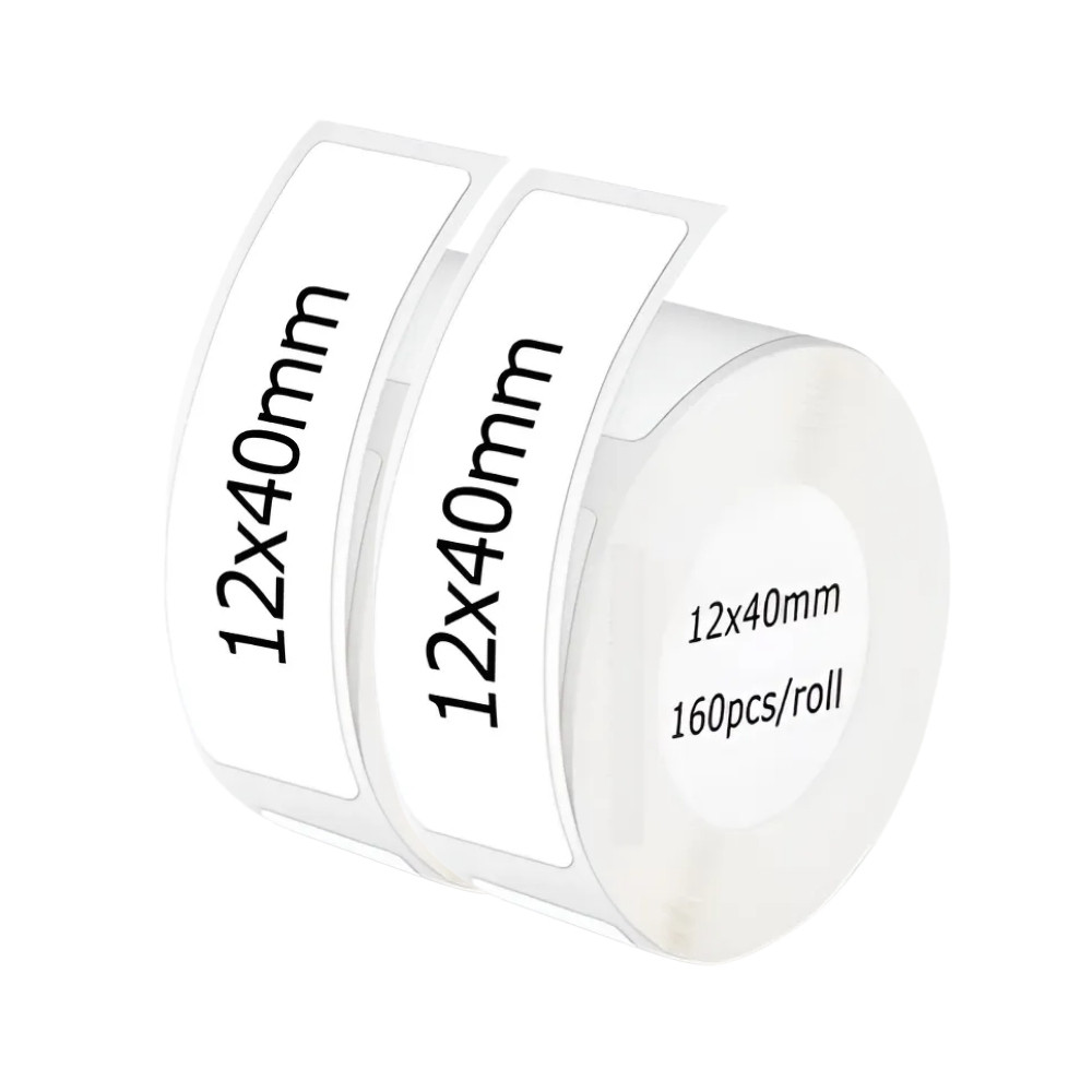 Kit 2 Rolos de Etiquetas Niimbot Termica T12*40 - 310 und em Oferta na Shopee