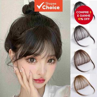 Clipe De Franja De Ar Invisível-Peruca Frontal Natural Para Mulheres E Meninas Com Costeletas em Oferta na Shopee