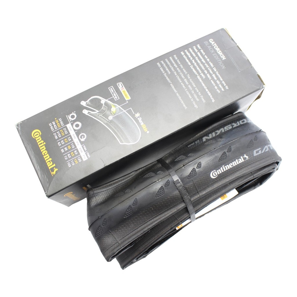 Pneu Continental Gatorskin Black Edition 700x25  Kevlar Speed Preto