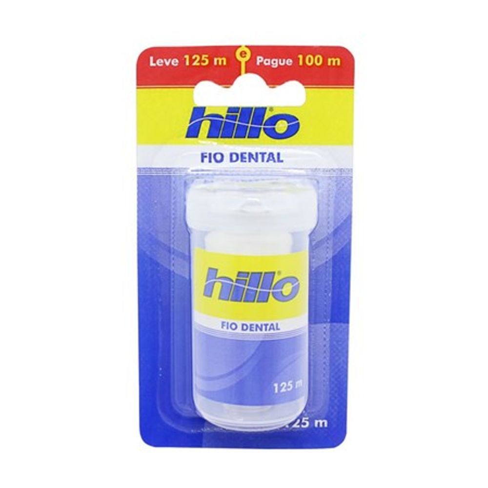 Fio Dental Hillo 125m LV+POR- em Oferta na Shopee