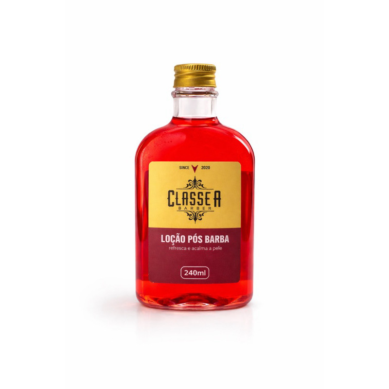 Loção Pós Barba 240ml Classe A Pele Macia E Saudável Refresca E Acalma A Pele Profissional