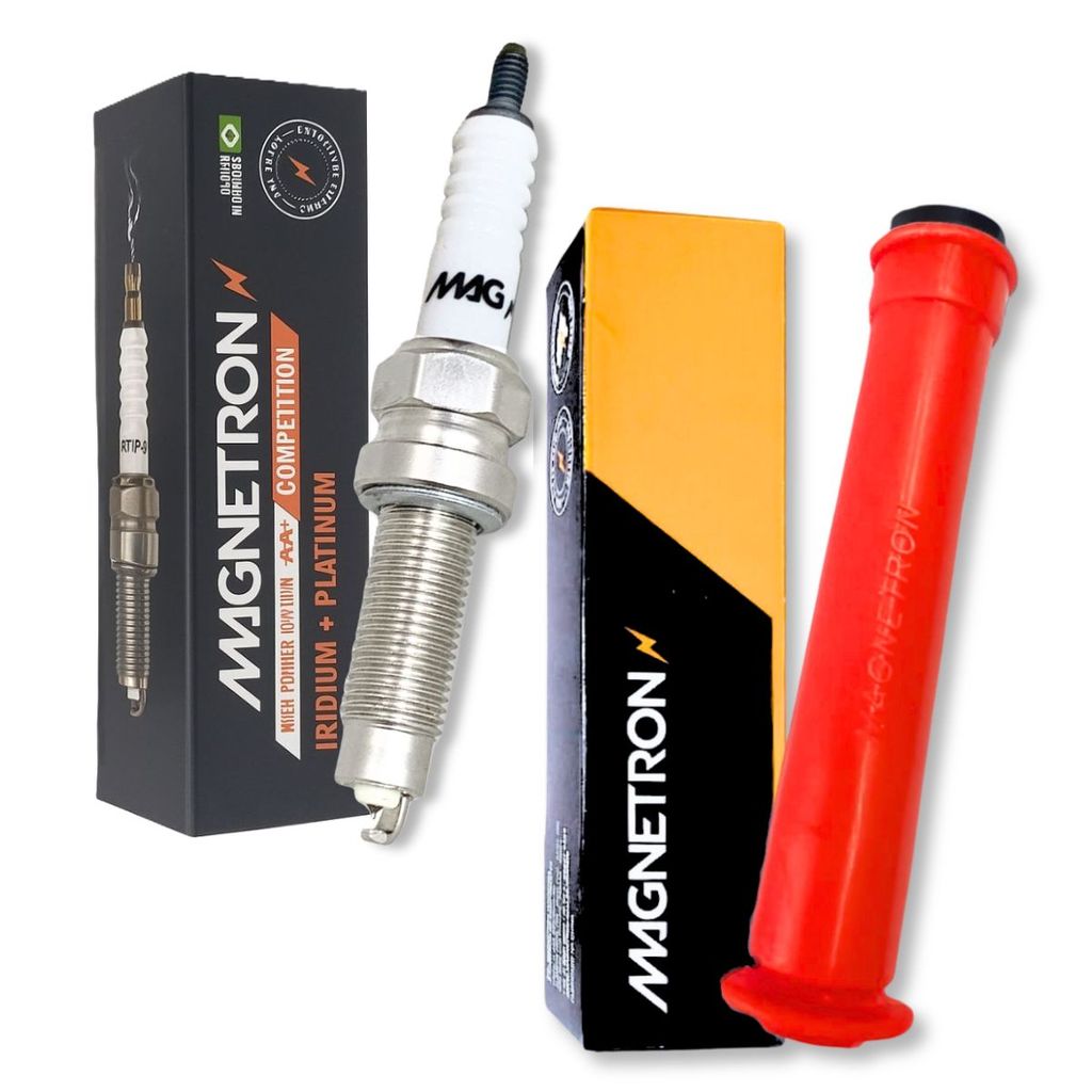 Vela Iridum + Cachimbo Vermelho Xre 300 Sahara / Tornado 300 Magnetron