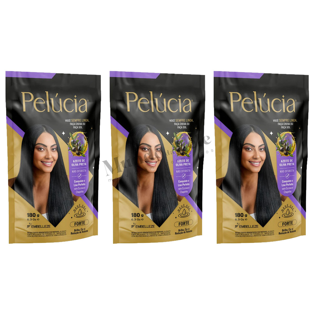 ALISANTE HENÊ PELÚCIA FORTE POUCH 180G EMBELLEZE - 3 UNIDADES (EMBALAGEM NOVA) em Oferta na Shopee