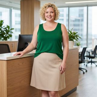 Regata Plus Size Feminina Alça Larga Confortavel Viscose Básica Lisa em Oferta na Shopee