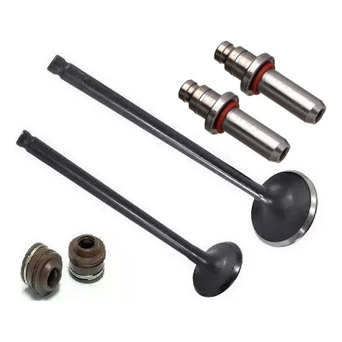 Válvula Admissão Escape Cg 125 Fan 02-08 Guia E Retentor Std