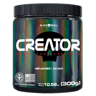 Creator - Creatina Monohidratada - 300g - Black Skull em Oferta na Shopee