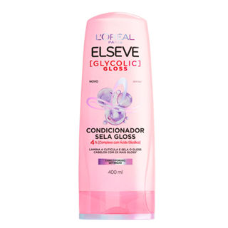 Condicionador De Cabelo Elseve Glycolic Gloss 400ml em Oferta na Shopee