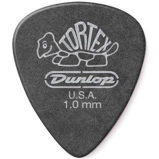 Palheta 1.0mm Preta Violão Guitarra Tortex Dunlop 488R1.0 Cod. 1351