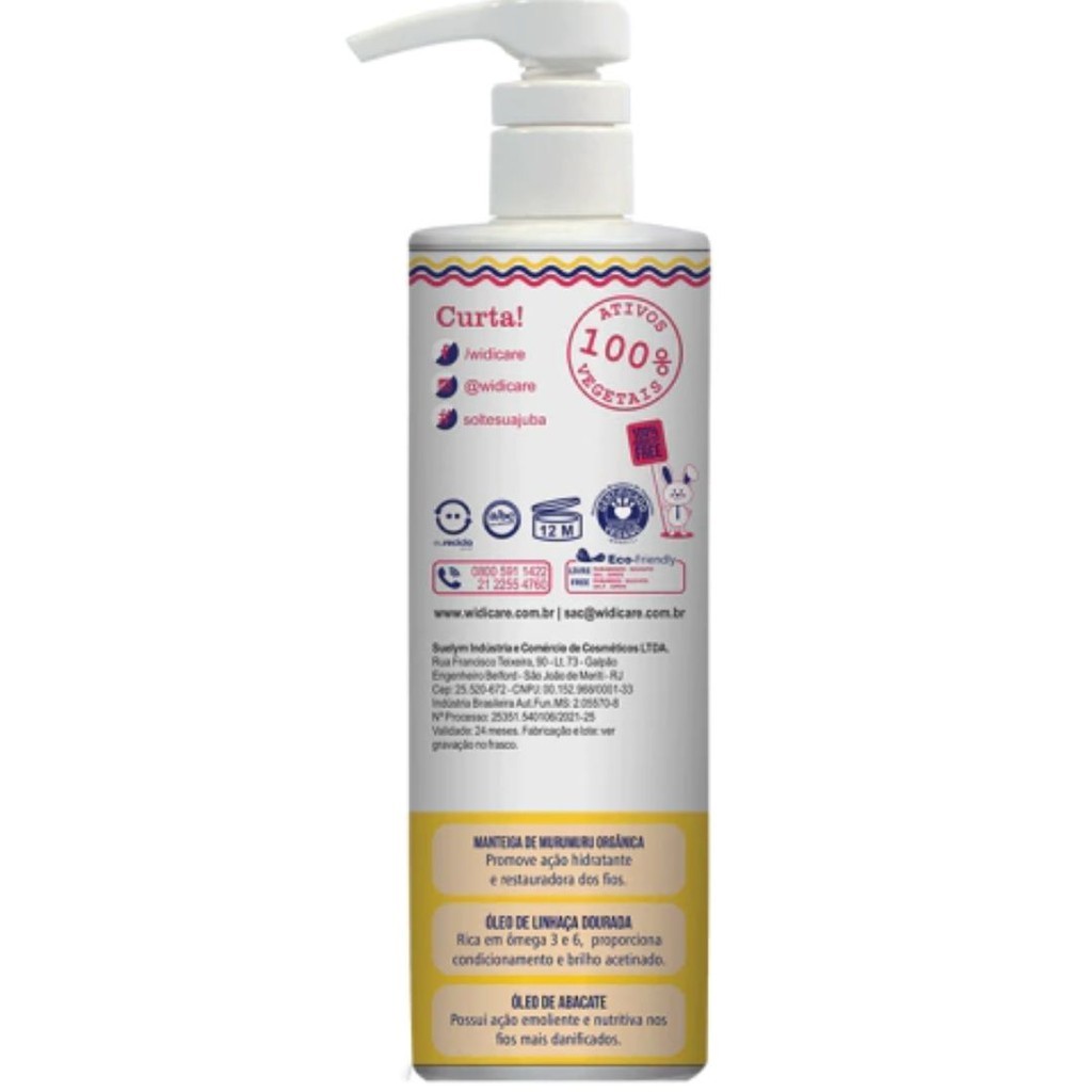 Widi Care Condicionando a Juba Condicionador Hidro-Nutritivo 500mL — imagem 2 de 2