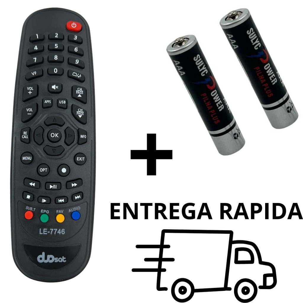 9046 CONTROLE REMOTO COMPATÍVEL DE REPOSIÇÃO LE-7746 em Oferta na Shopee