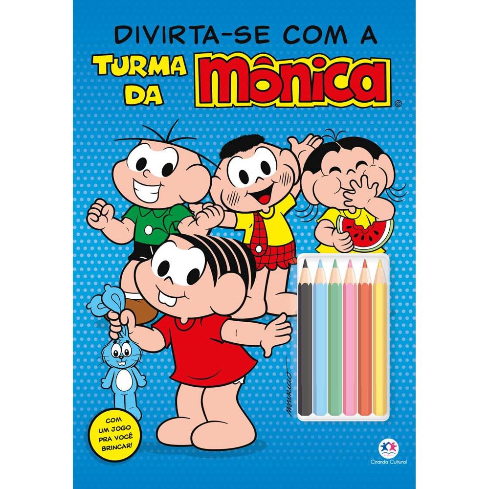 Divirta-se com a Turma da Mônica | Livro de Colorir