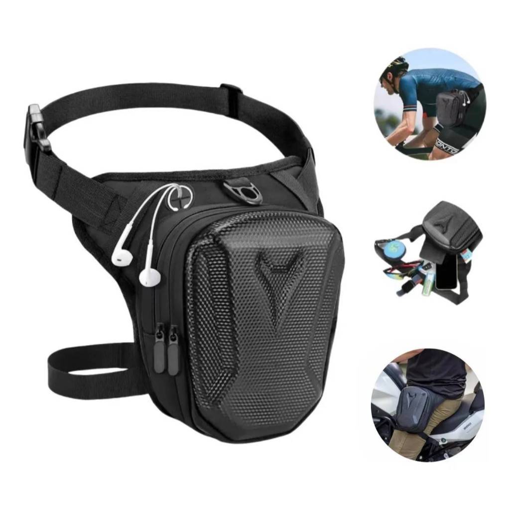 Pochete de perna e Cintura para Viagens de Moto com Conforto Proteção e Estilo Resistente e Prática