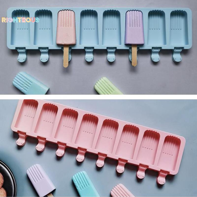 Rightrous 1 Pçs Molde De Sorvete De Silicone DIY Chocolate Sobremesa Picolé Moldes Fabricante Ferramentas Caseiras Fonte