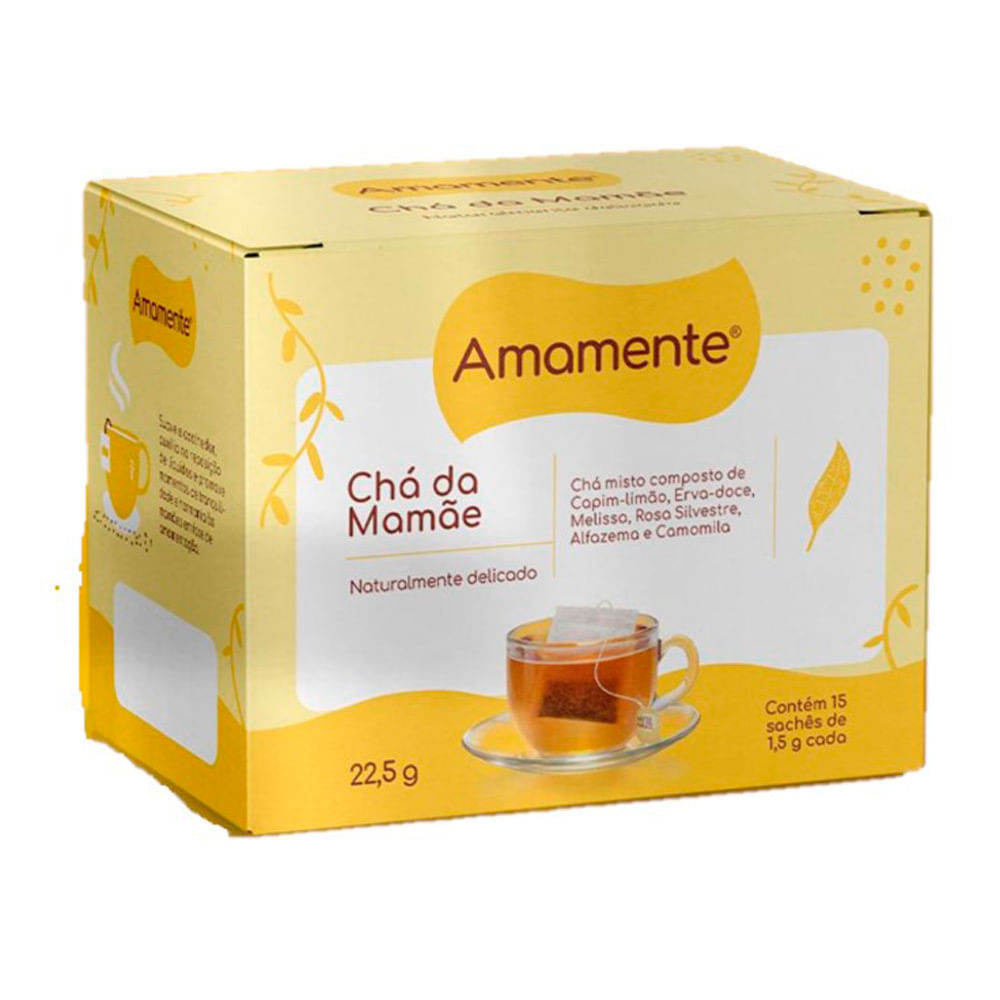 Chá da Mamãe Amamente com 15 Sachês de 1,5g cada