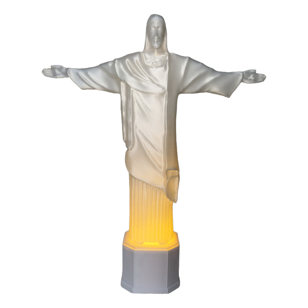 Abajour Cristo Redentor Santo Luminaria Imagem