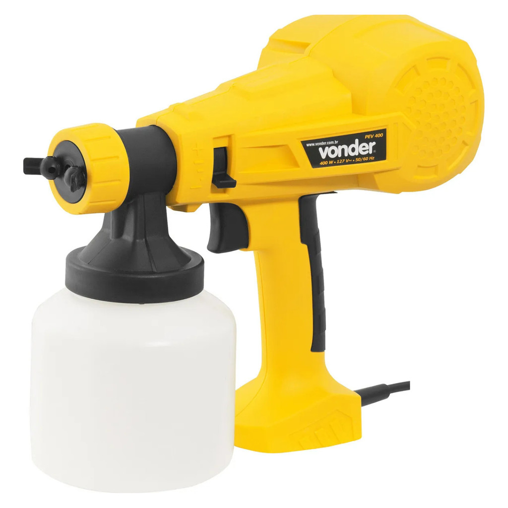 PISTOLA DE PINTURA ELÉTRICA PEV400 800ML 127V VONDER