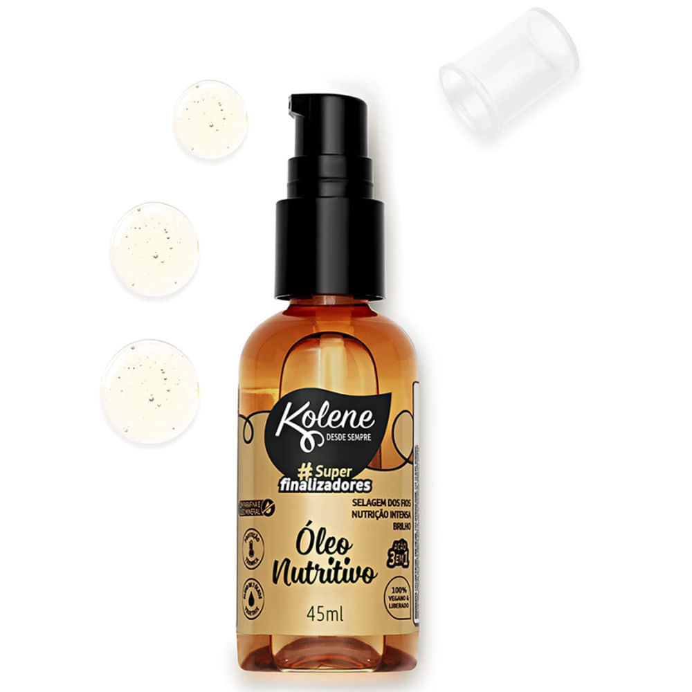 Óleo Nutritivo Kolene Superfinalizadores 45ml em Oferta na Shopee