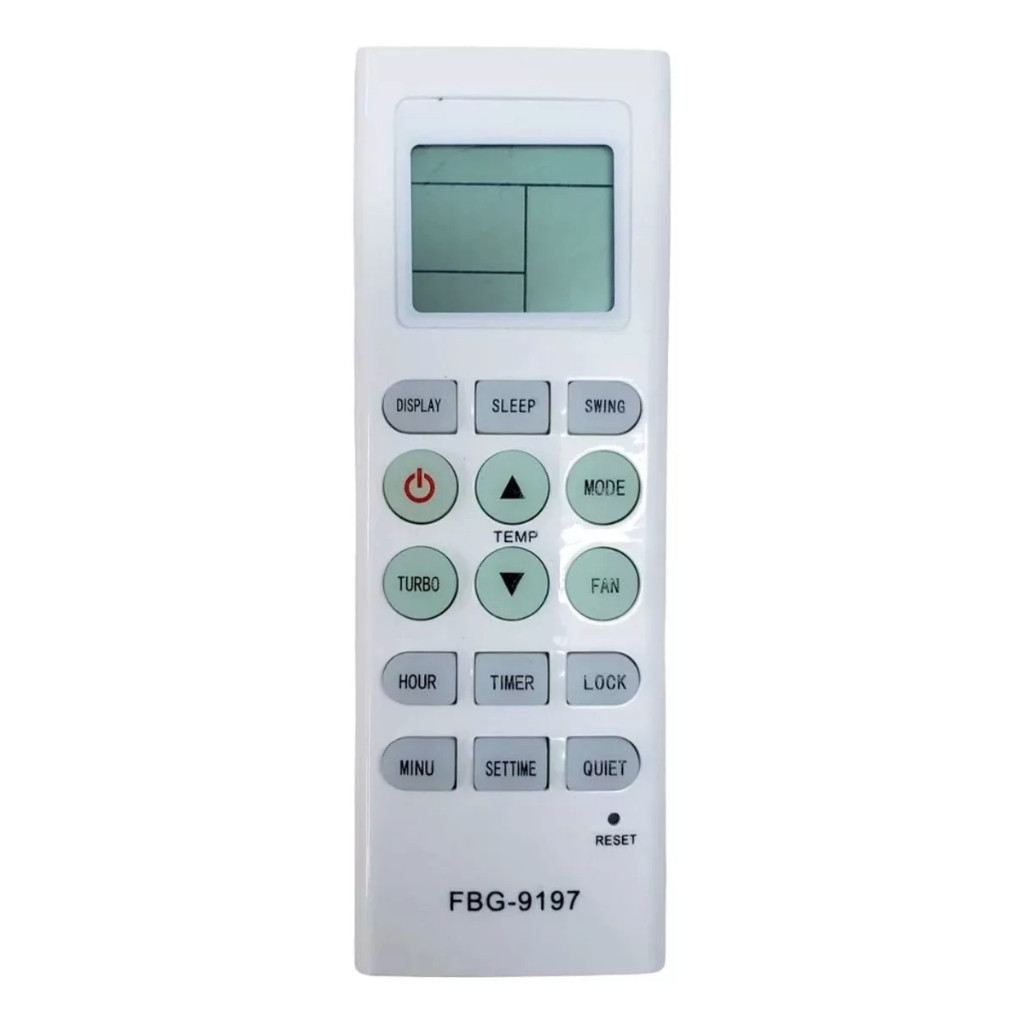 Controle Remoto Para Ar Condicionado Agratto Vogga Kkg9a-c1 FBG 9197 CCS9FIR4-02 DCS9FIR4-02