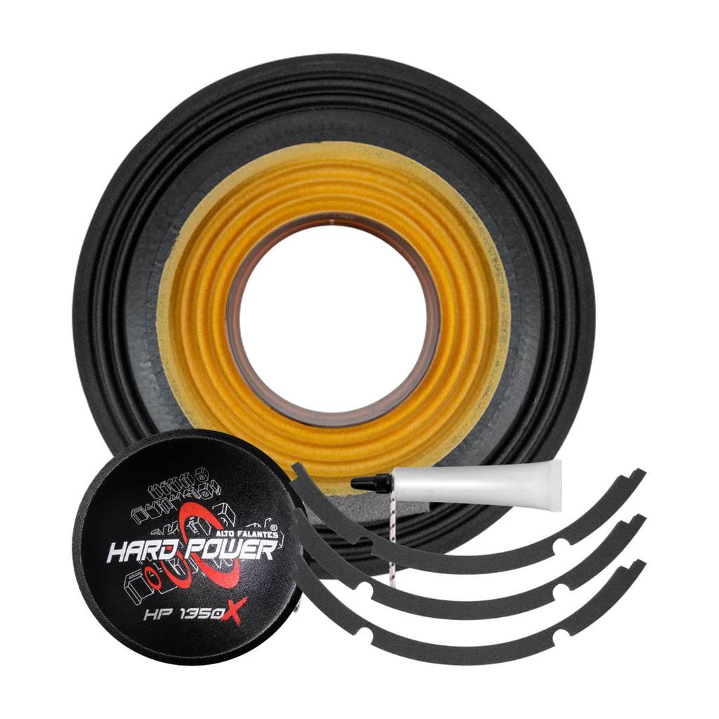 KIT REPARO ALTO FALANTE HARD POWER HP 1350 X 12 POLEGADAS ORIGINAL