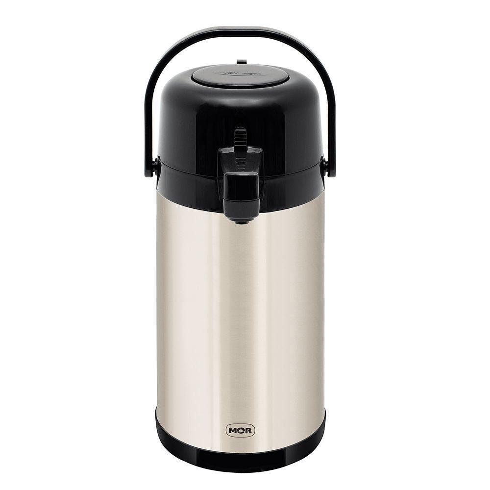 Garrafa Térmica Inquebrável Mor Airpot 2,5L, Ampola de Aço - 25105212 em Oferta na Shopee